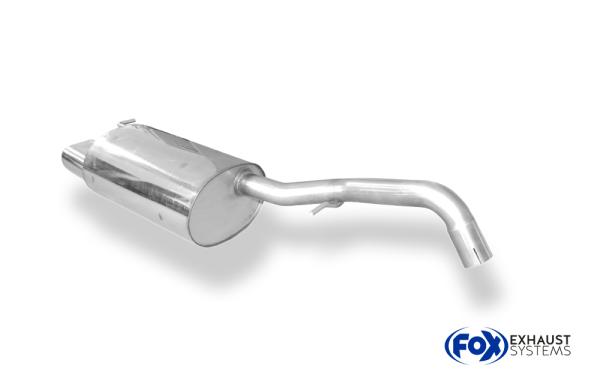 Endschalldämpfer - 135x80 Typ 53 passend für: Toyota Corolla E12 Combi